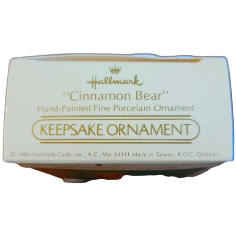 Vtg 1984 Hallmark 2th Collector's Series Keepsake Ornament Cinnamon Bear